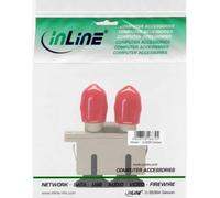 Accoppiatore per fibra ottica - duplex ST-SC - multimodale - beige - manicotto in ceramica - per installazione NEW