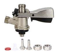Accoppiatore per Fusti di Birra, G5/8 Accoppiatore per Fusti Sankey Tipo S Acciaio Inossidabile 304 Sankey Kegerator, Accoppiatore per Fusti di Sistema S Distributore di Rubinetto per Fusti di Birra