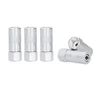 Accoppiatore per Pistola per Ingrassaggio 5 Pezzi Bloccaggio Rapido Ugello Piatto per Pistola per Ingrassaggio a Morso Stretto per la Manutenzione delle Apparecchiature