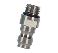 Accoppiatore pneumatico rapido ad alta pressione 40MPa Valvole di ritegno M8x1 Raccordo adatto per uso industriale Compressori d'aria Valvole di gonfiaggio per impieghi gravosi Adattatori