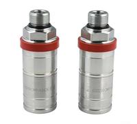 Accoppiatore rapido idraulico femmina con valvola limitatrice di pressione Push Pull Breakaway per trattori 6400 6410 6420 6800 Corpo in acciaio M22 x 1,5 NW12 O-Ring a prova di perdite per sistema