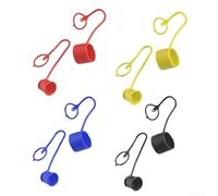 Accoppiatore rapido idraulico polvere 4 set per accoppiatori a faccia piatta Bobcat PVC per prevenire nelle linee idrauliche (1/2)
