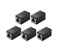 Accoppiatore RJ45, accoppiatore Ethernet Cat6 per Cat5e/Cat6/Cat7/Cat8, adattatore Ethernet 1000 Mbps, connettore LAN per modem, router, PC, switch estensione di rete, femmina a femmina, confezione da