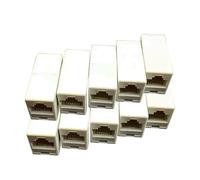 Accoppiatore RJ45 Accoppiatore Ethernet, connettore Ethernet | Adattatore Ethernet Femmina a femmina - Connettore cavo di rete Plug 10x Modulare per connettività senza soluzione di continuità