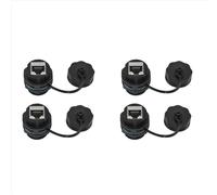 Accoppiatore RJ45 per montaggio a pannello 2 pezzi per CAT6/CAT5E/CAT5