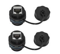Accoppiatore RJ45 per montaggio a pannello, connettore LAN Ethernet industriale schermato IP68 per CAT6/CAT5E/CAT5