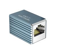 Accoppiatore RJ45 schermato Cat7 10Gbps Ethernet Extender Connettore ad alta velocità per ufficio/data center e accoppiatore di rete schermato in metallo stabile