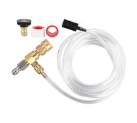 Accoppiatore tubo sifone 4000 PSI tubo 10 piedi 3/8\" 3/8" ottone elettrico