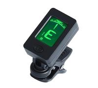 Accordatore a clip per chitarra per basso ukulele sintonizzatori di sintonia precisa con display LCD sintonizzatori digitali per strumento a corda accordatore per chitarra girevole