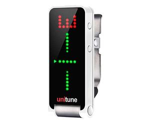 Accordatore a clip TC Electronic UNITUNE CLIP con modalità stroboscopica e cromatica e display a matrice di 108 LED per una qualità di sintonizzazione senza compromessi