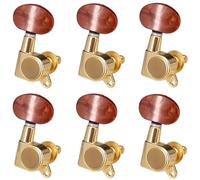 Accordatore con pedane di bloccaggio completamente chiuso per parti di chitarra durevoli per chitarra acustica elettrica Piroli Per Accordatura Per Chitarra (Color : 5)