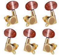 Accordatore con pedane di bloccaggio completamente chiuso per parti di chitarra durevoli per chitarra acustica elettrica Piroli Per Accordatura Per Chitarra (Color : 2)