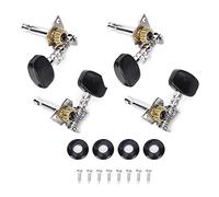 Accordatore di Testate per Ukulele, Set di Sintonizzatore per Pomello di Accordatura per Ukulele in Plastica in Metallo Accessori per Strumenti adatti per Accordare Ukulele e Chitarre Classiche a 4 co