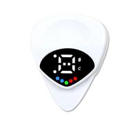 Accordatore e plettro 2 in 1 digitale cromatico LCD elettrico, sintonizzatore elettronico digitale per chitarra, basso, ukulele, violino, mandolino, banjo, accordatore di calibrazione acustica