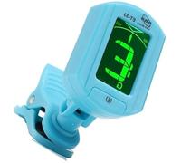 Accordatore elettrico digitale a clip, 5 modalità di regolazione automatica for chitarra acustica, basso, violino, ukulele (Color : Blue)