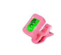 Accordatore elettrico digitale a clip con schermo LCD che può essere ruotato per un'accordatura precisa accessori per violino (Color : Pink)