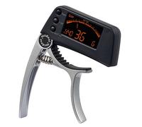 Accordatore Elettronico Clip-on per Banjo e Chitarra Folk, Argento | Display Grafico Lcd, Precisione ±0, 5 Centesimi, Spegnimento Automatico, Include Manuale Utente