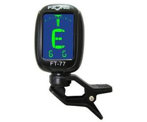 ACCORDATORE F-ZONE FT-77BK ACCORDATORE A CLIP PER CHITARRA,BASSO,VIOLINO E UKELELE