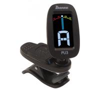 ACCORDATORE IBANEZ PU3 CLIP-ON TUNER chromatic tuner rosso nero blu