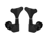 Accordatore per basso Puntali per accordatura per basso elettrico Manopola aperta sulla paletta per chitarra Jazz a 4 corde Testa Dell'accordatore Per Chitarra (Color : Black)