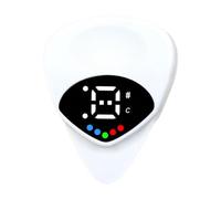 Accordatore per chitarra 2 in 1 per calibrazione del passo, plettro per ukulele, banjo, mandolino