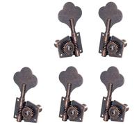 Accordatore Per Chitarra 5 pezzi di accordatura aperta vintage per chitarra, piroli, 1L4R per basso a 5 corde, rosso