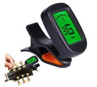 Accordatore per chitarra a clip, dispositivo elettronico per accordatura cromatica in ABS, clip per chitarra elettrica e ukulele, accessorio per strumenti sensibili che fornisce un rilevamento