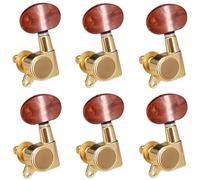 Accordatore Per Chitarra Accordatore con pedane di bloccaggio completamente chiuso per parti di chitarra durevoli per chitarra acustica elettrica (Color : 4)