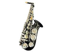 Accordatore Per Sassofono Contralto In Mib, Chiave In Argento Placcato Nichel Nero, Fiati Professionali Con Custodia principianti sassofono (Color : High-end bag)