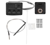 Accordatore pickup EQ per ukulele con display a LED Equalizzatore a 3 segmenti Accessorio per strumenti musicali per gli amanti degli ukulele