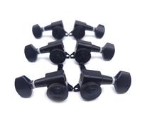 Accordatori di bloccaggio per chitarra 1:18 pin accordatura testa macchina nero misura standard accordatori chitarra accessori leggeri per chitarre elettriche pezzi di ricambio