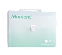 Accordion File Organizer, Expanding Document Folder, Paper Storage, Desk Filing Accessory, Ampia Capacity Organizer for School Business Office and Home Use, 12,99 x 9,72 x 1,3 pollici