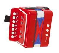 Accordion Musical Instrument - Portable Accordion Musical Instruments For Children | Birthday Gift For Children, Boys And Girls Age 3 | Corrugated Pipe Design And 7 Buttons | Buckles On Both