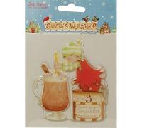 Accordion Stickers Santas Workshop HCXCS14 Carattere timbri Trasparenti, HCXCS14 Multi-Colour