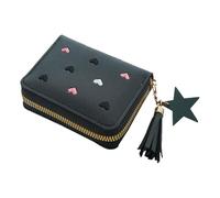 Accordion Wallet For Women, Women's Accordion Wallet, Accordion Style Wallet, Portafoglio in pelle Accordion Purse, Slim Accordion Wallet, Compact Accordion Wallet, Nero , Se référer au descriptif,