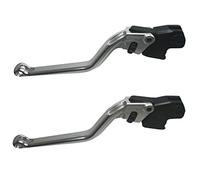 ACCOSSATO Coppia di Leve Grigie per BMW K1300 S/R/GT dal 2009 al 2016 (CC 1293)