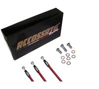 Accossato Kit Completo Tubi Freno Rossi Moto - Ducati 848 Evo Corse SE (2012-2013) - (CC 848), Layout F, n.Tubi 3