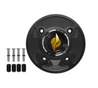Accossato Tappo Benzina con nottolino oro per Kawasaki Z 125 (125cc) 2021