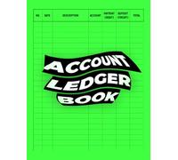Account Ledger Book: 4 Column Multi Account Transaction Register for Small Business & Personal Use | Book Keeping Accounts Ledger Notebook | 8.5 x 11
