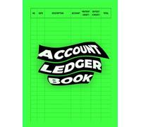 Account Ledger Book: 4 Column Multi Account Transaction Register for Small Business & Personal Use | Book Keeping Accounts Ledger Notebook | 8.25 x 11 Hardcover