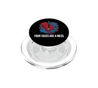 Accountant CPA Bookkeeper Your Taxes Are A Mess PopSockets PopGrip per MagSafe