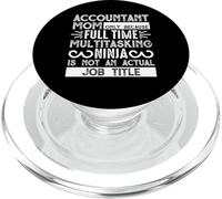 Accountant Mom Job Title Funny Mothers Day For Mommy PopSockets PopGrip per MagSafe