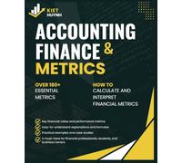 Accounting and Finance Metrics: A Quick Reference