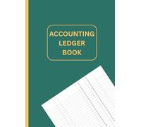 Accounting Ledger Book: Double Entry Accounting Ledger Book, Ruled Pages and Clear Layout for Personal or Business Use, A4 Size, 100 Pages