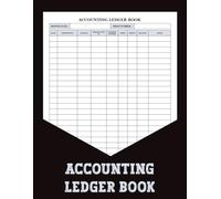 Accounting Ledger book: Keep your finances in order with this organized ledger, which is designed to simplify bookkeeping.