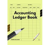 Accounting Ledger Book: Small Business Income & Expense Tracker | Bookkeeping Record Notebook for Easy Financial Management (8.5 x 11)