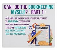 Accounting Office Decor Poster Self Bookkeeping Guide | Self bookkeeping guide poster for small business accounting office(Framed,16X24inch(40X60cm))