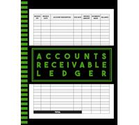 Accounts Receivable Ledger: Organize Client Billing, Record Payments, and Track Remaining Balances with Ease