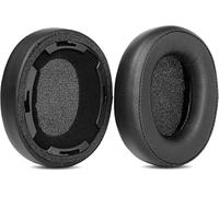 ACCOUTA Comodi cuscinetti di ricambio compatibili con Audio-Technica ATH-SR50BT cuffie over-ear wireless cuffie auricolari con pelle proteica più morbida/memory foam