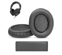 ACCOUTA Cuscinetti + archetto di ricambio per cuffie Sennheiser HD280S HD 280 Silver HMD 280/281, cuscinetti auricolari in pelle proteica più morbida e memory foam